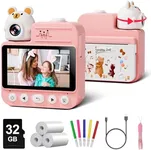 Kids Instant Camera for 3-12 Years Old Kids Toddlers Childrens Boys Girls Christmas Birthday Gifts 3.0 Inch Screen 14MP / 1080P HD Video Camera Baby Instant Print Digital Camera