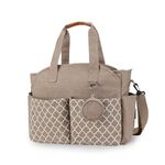 MEYTEILAY Nappy Bag Tote Baby Diaper Changing Bag with Changing Pad and Shoulder Strap Portable Waterproof and Large Capacity for Mom（Khaki）