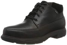 Clarks Un Tread OnGTX, mens Ankle Boots, Black Black Leather Black Leather, 8.5 UK (42.5 EU)