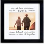 IHEIPYE Remembrance Memorial Picture Frame - Sympathy Gifts Idea for Loss of Loved One, Grandmother, Grandfather, Grandparents, Desktop, Black