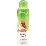 TropiClean Papaya and Cocunut 2 in 1 Luxury Dog Shampoo and Conditioner | 355 ml | Cruelty Free, Hypoallergenic | Suitable for Dog, Puppy, Cat & Kitten | for All Breeds & Sensitive Skin
