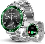 SOUYIE Military Rugged Smart Watch for Men, AMOLED 1.43" HD Screen, Bluetooth Call Answer/Make, Blood Oxygen/Heart Rate/Sleep Tracker, 7-30 Day Battery, Waterproof Fitness Tracker for iOS Android