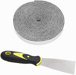 DOLAMOTY Green Egg Gasket Replacement with Scraper Big Green Egg Parts, Gasket for Big Green Egg Large and XLarge High Temp Material Self Stick 15Ft Long,7/8" Wide