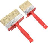 Ainiv Walls & Ceilings Paint Brush Set, 2Pcs Shed Brush(30mm*70mm+30mm*120mm), Fence Floor HousePaint Brushes, Water and Oil Based Paint Brushes for Wood and Concrete Decoration