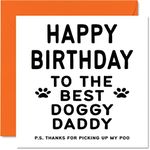 Birthday Cards for Dad from the Dog