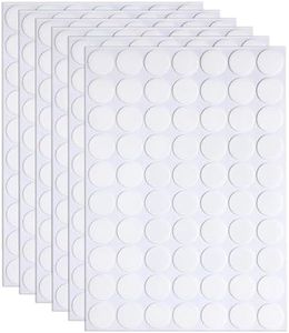 350pcs Transparent Double Sided Sticky Dot Stickers Heavy Duty, 20mm/0.79" Clear Double-Sided Adhesive Mounting Putty, Removable Glue Round Glue Tack for Poster Picture Festival Decoration Crafts DIY