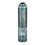 Cuisinart RWO-100 EvolutionX Cordless 4-in-1 Rechargeable Wine Bottle Opener, 1.96"(L) x 3.5"(W) x 8.14"(H), Gray/Black