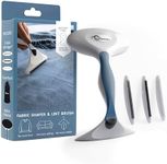 GLEENER Battery-Free Fabric Shaver & Lint Brush | Ultimate Fuzz Remover | Adjustable Depiller for Clothing & Furniture (Slate Blue in Carton Box)