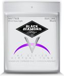 Black Diamond N477XLB Black Coated Nickel Wound Electric Guitar Strings, Extra Light