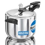 Hawkins 5 Litre Pressure Cooker, Stainless Steel Cooker, Induction Cooker, Silver (HSS50)