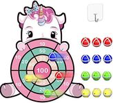 25'' Dart Board Game for Kids-Unicorn Toys for 3-12 Year Old Girls, Indoor Outdoor Sport Fun Party Play Teen Toddler Game Toys, Christmas Easter Birthday Gifts for Girls,Boys Age 6-12