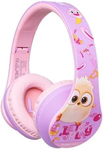PowerLocus Kids Headphones Angry Birds Edition, Wireless Kids Headphones, 85dB Volume Limited, Foldable Bluetooth Headphones with Case, Wired and Micro SD Mode, Built-in Mic for Phone/iPad/School