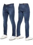 989Zé ENZO Mens Jeans Stretch Skinny Slim Fit Denim Pants Trousers EZ325 All Waist Sizes DSW 32 Short