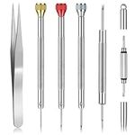 JOREST Watch Screwdriver Set, Small Screwdriver Set for Watch Glasses Jewelry Repair, Mini Screwdrivers Flathead Phillips Hex, Watch Tool for Watch Battery Replacement & Watch Link Screw Removal