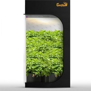 The All New Gorilla Grow Tent 2X4X6'11" - Tallest, Thickest, Strongest - Unmatched Durability in Hydroponic Indoor Grow Tents, 300lbs Hang Weight Capacity, Industrial Fabric, Reflective Interior