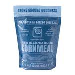 MARSH HEN MILL Sea Island Blue Cornmeal | Organic Corn with Floral Aroma | Perfect Corn Meal for Corn Bread Grown by Generations of Farmers | Traditional Blue Corn Meal | 100% Natural 24 oz