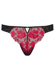 Ann Summers - The Hero Brazilian Briefs for Women with Charm Detail | Womens Lingerie, Lace Underwear | Brazilian Knickers | Lace Briefs - Black & Red