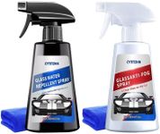 CYTITZHN Windshield Anti-Fog & Rain Repellent Spray - Dual-Action Defogger and Waterproof Treatment for Car Windows, Auto Glass, Motorcycle Helmets & Eyewear，2-Pack