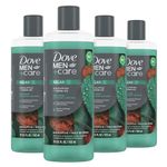 Dove Men + Care Dove Men + Care Body Wash for A Refreshing Shower Experience eucalyptus + Cedar Body Wash for Men, 532 Milliliters (4 Pack)