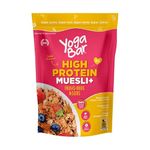 Yogabar High Protein Muesli 350gm, Fruits & Nut, 22 g Protein, with Apple, Almonds & Super Seeds, Protein Breakfast Cereals