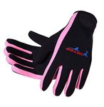 Lovache Neoprene Gloves 1.5MM Swimming Surfing Diving Sailing Wetsuit Pink