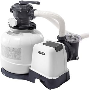 Intex 26648 Krystal Clear sand filter installation, 8 m³, for swimming pools up to 36,000 l