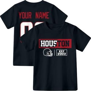KREDE Houston T Shirt Custom Kids Short Sleeve for Girl Boy Gift
