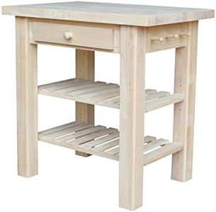 International Concepts WC-3624 Kitchen Island Unfinished