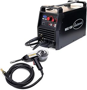 Eastwood 180 Amp MIG Welder Machine Dual Voltage 110V 220V with Spool Gun for Steel & Aluminum