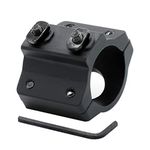 Higoo 1" Flashlight Laser Ring Mount Compatible with MLOK Rail System