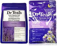 Dr Teal's lavender epsom salts 1.36 kg | Dr Teal's Melatonin Sleep Soak Pure Epsom Salt 1.36 kg (Pack of 1)