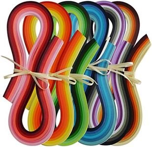 JUYA Multi-color Quilling Strips Set 720 Strips 36 Colors 54cm Length/strip Paper Width 3mm