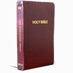 NIV English Bible, Brown Leather Touch Cover, Easy to Read Fonts, Easy to Carry, Thin Bible, Anglicised Edition, Golden Page Leaf, Published by Lifeway India