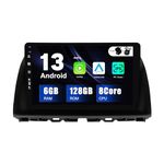 SXAUTO - 6G+128G - Android 13 IPS Car Stereo For Mazda CX-5 (2013-2016) - Wireless CarPlay/Android Auto - LED Camera + MIC - 10.1 Inch 2 Din - DAB Steering Wheel Fast-boot 360-CAM AHD WIFI