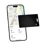 EMEBAY Smart Card Bluetooth Item Finder, Item Locator Bluetooth Wallet Tracker Key Finder Wallet Finder Works with Locate App Find My (iOS Only) Ultra Thin 1.8mm IP68 Waterproof Global Coverage