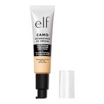 e.l.f. Hydrating Camo CC Cream, Colour Correcting Full Coverage Foundation For A Dewy Finish With SPF 30, Vegan & Cruelty-Free, Fair 100W