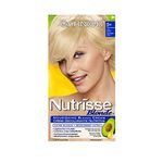 Garnier Nutrisse Cream, Permanent Hair Colour, Blonde, 100% Grey Coverage, Nourished Hair Enriched With Avocado Oil, 1 Application