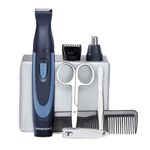 Remington Hygiene Travel Kit with Case (13 Pieces for Hair, Manicure, Pedicure etc., Beard Trimmer, Ear Hair, Facial Hair & Eyebrow Trimmer, Nail Clipper, Scissors, Tweezers, 2 Combs etc.) NE3890