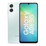 Samsung Galaxy A06 5G (Light Green, 4GB RAM, 128GB Storage) | 50MP Dual Camera | 4 Gen OS Upgrades | IP54 Rating | Voice Focus