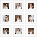 BSRHOME 12x12 White Picture Frame S