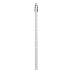 Spectra Precision GR151 Telescopic 5 Section, Rugged Aluminum Grade Rod, Tenths (10ths), 15 ft Length, Silver