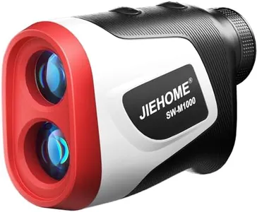 JIEHOME Golf Rangefinder with Slope 1100 Yards Laser Rangefinders Golfing Flag Pole Locking Vibration Rechargeable Distance Yardage Range Finder