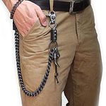 UOOOM Men Fashion Punk Hip-hop Pants Trousers Key Chain Rock Non-mainstream Waist Wallet Chain (PK6001)