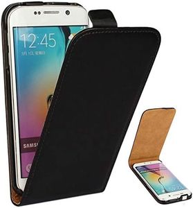 MPG Flip Case for Samsung Galaxy S4, Mobile Phone Case, Black, Protective Mobile Phone Case with Magnetic Closure