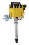 Proform 141-681 Vacuum Advance HEI Distributor with Steel Gear and Yellow Cap for Chevy V8