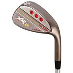 FAZER - XR2 - Nickel Alloy Steel Rubber Grip Golf Wedge - Golf Clubs - Silver - 56 Degree