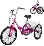 Slsy Adult Folding Tricycles, 7 Spe