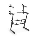 On-Stage KS7365EJ Pro Heavy-Duty Folding-Z Keyboard Stand with 2nd Tier