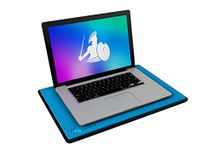 DefenderShield Laptop EMF Radiation & Heat Protection Shield - 5G Lap Pad Protector & Blocker - Cooling Lapdesk Compatible up to 17" Notebook Computer, Chromebook, MacBook (Blue)