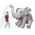 GoFloats Giant Inflatable Elephant Party Sprinkler 5 Feet Tall Yard Sprinkler for Kids Summer Fun
